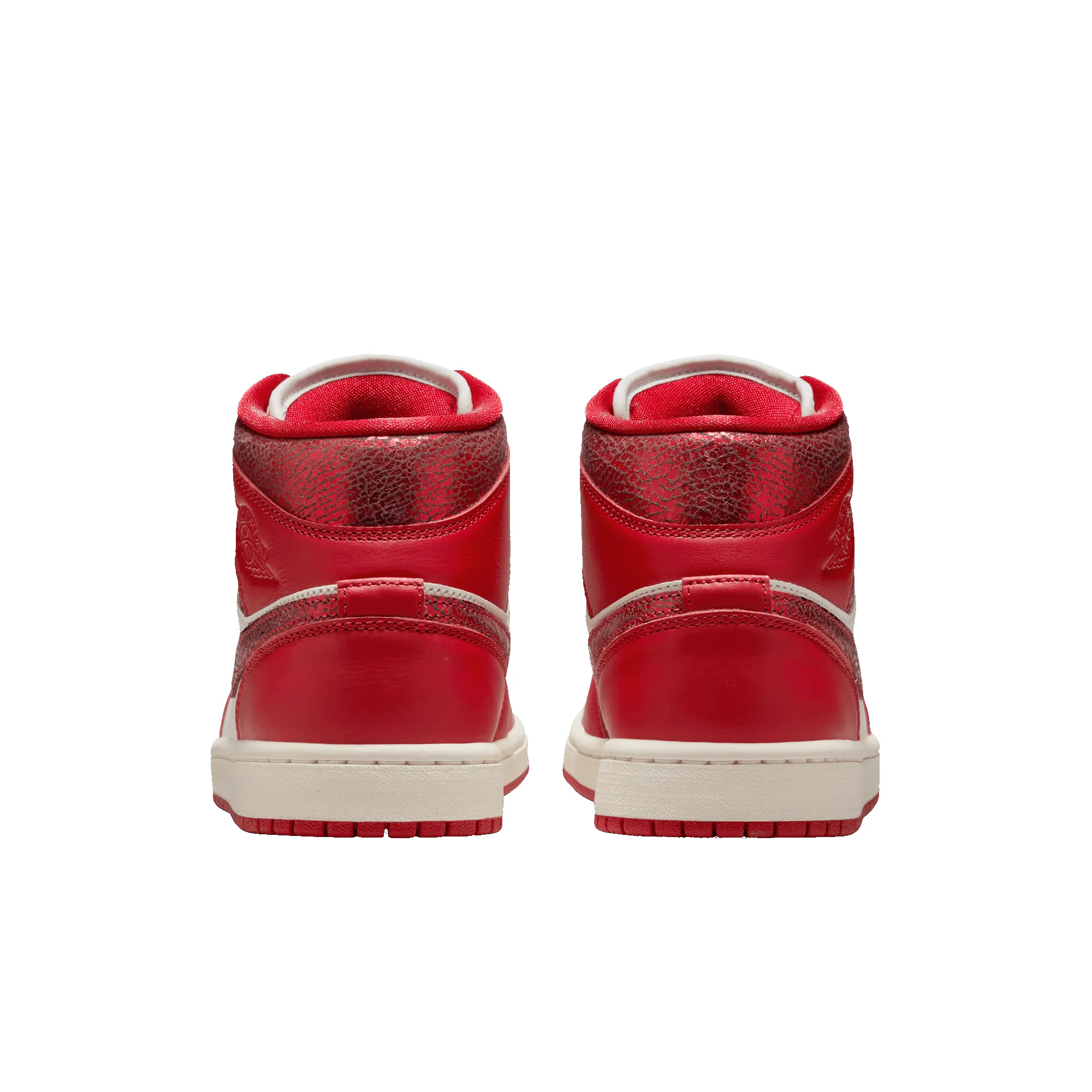 WMNS AIR JORDAN 1 MID SE "CRACKED LEATHER" sold by Lapstone & Hammer product image thumbnail 5