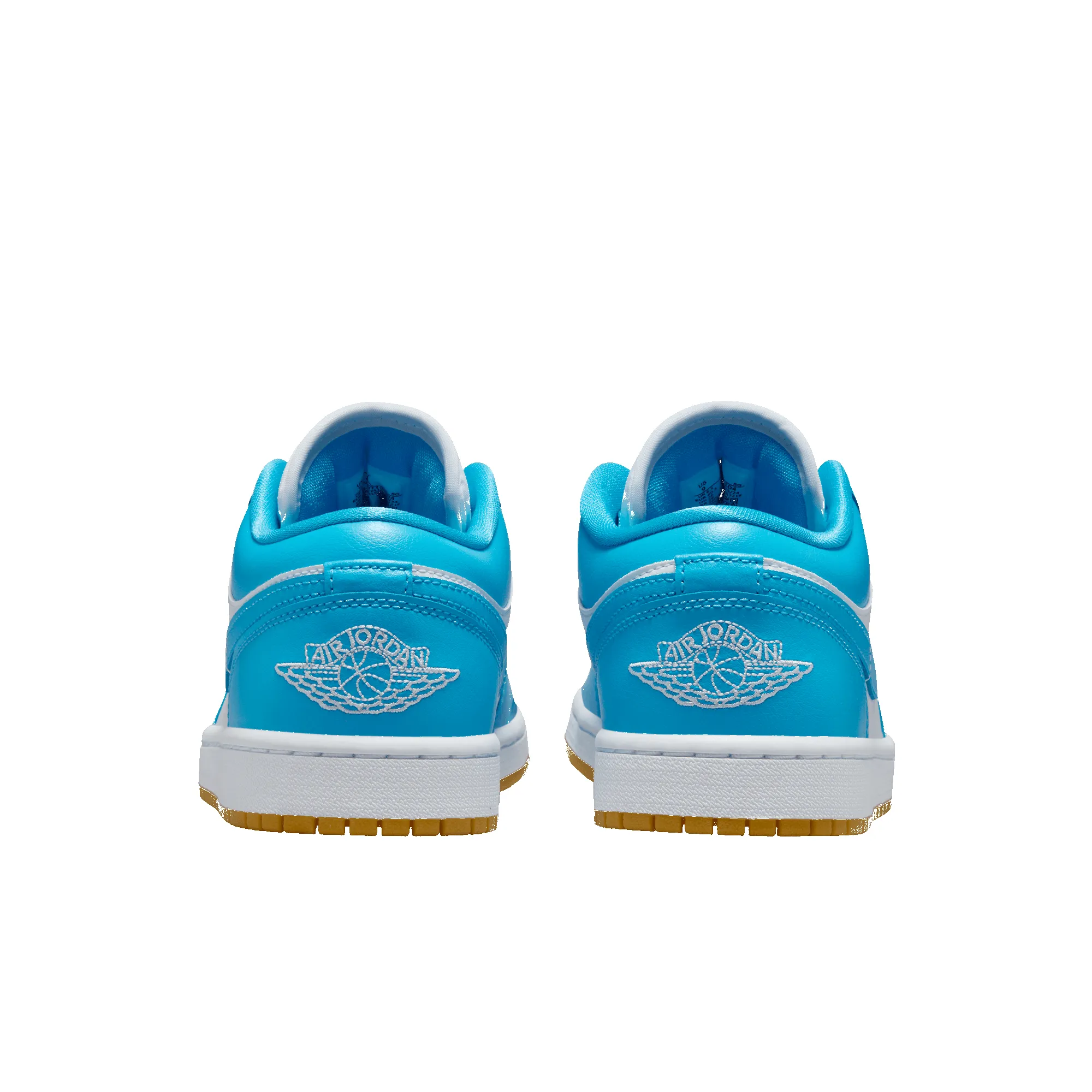 WMNS AIR JORDAN 1 LOW - WHITE / DARK POWDER BLUE sold by Lapstone & Hammer product image thumbnail 4