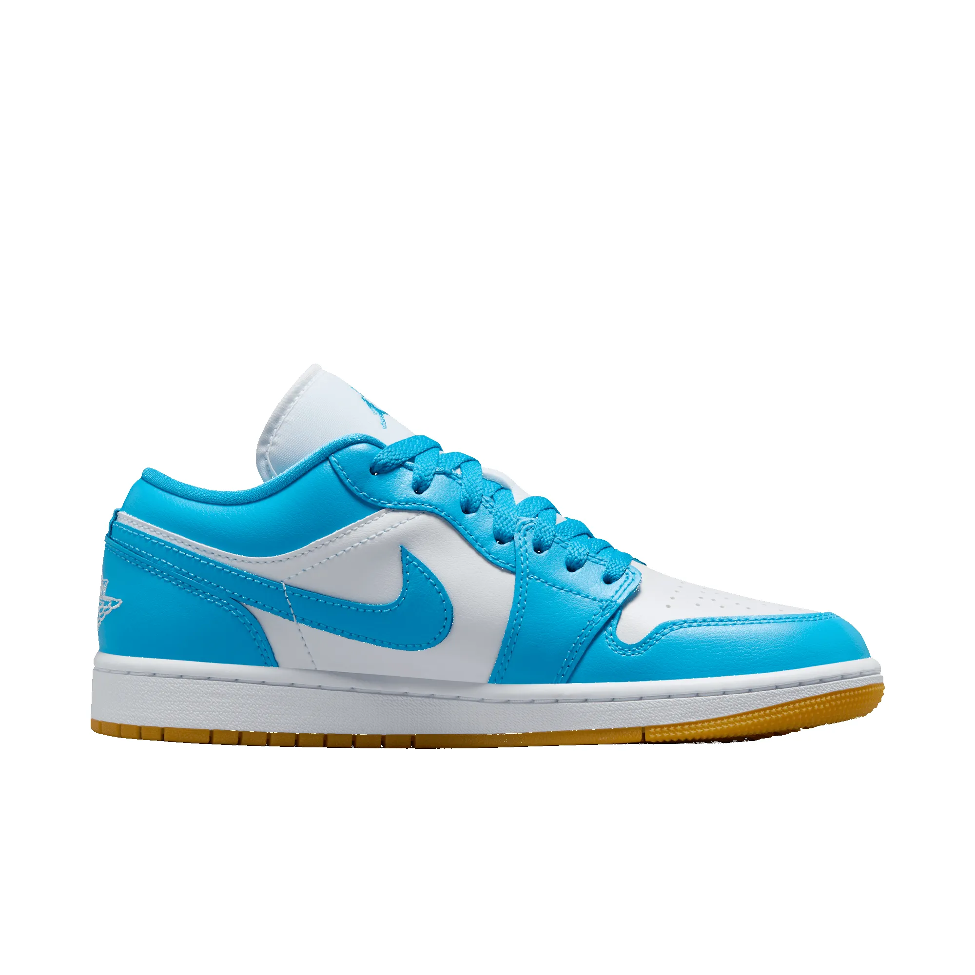 WMNS AIR JORDAN 1 LOW - WHITE / DARK POWDER BLUE sold by Lapstone & Hammer product image thumbnail 3