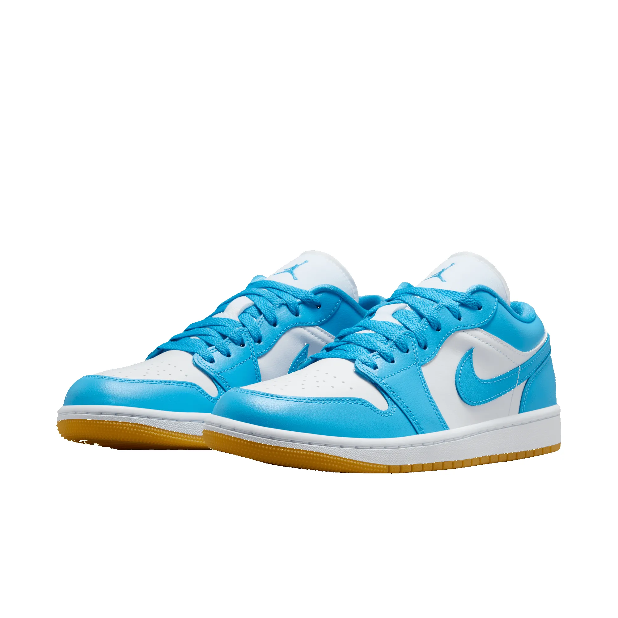 WMNS AIR JORDAN 1 LOW - WHITE / DARK POWDER BLUE sold by Lapstone & Hammer product image thumbnail 2