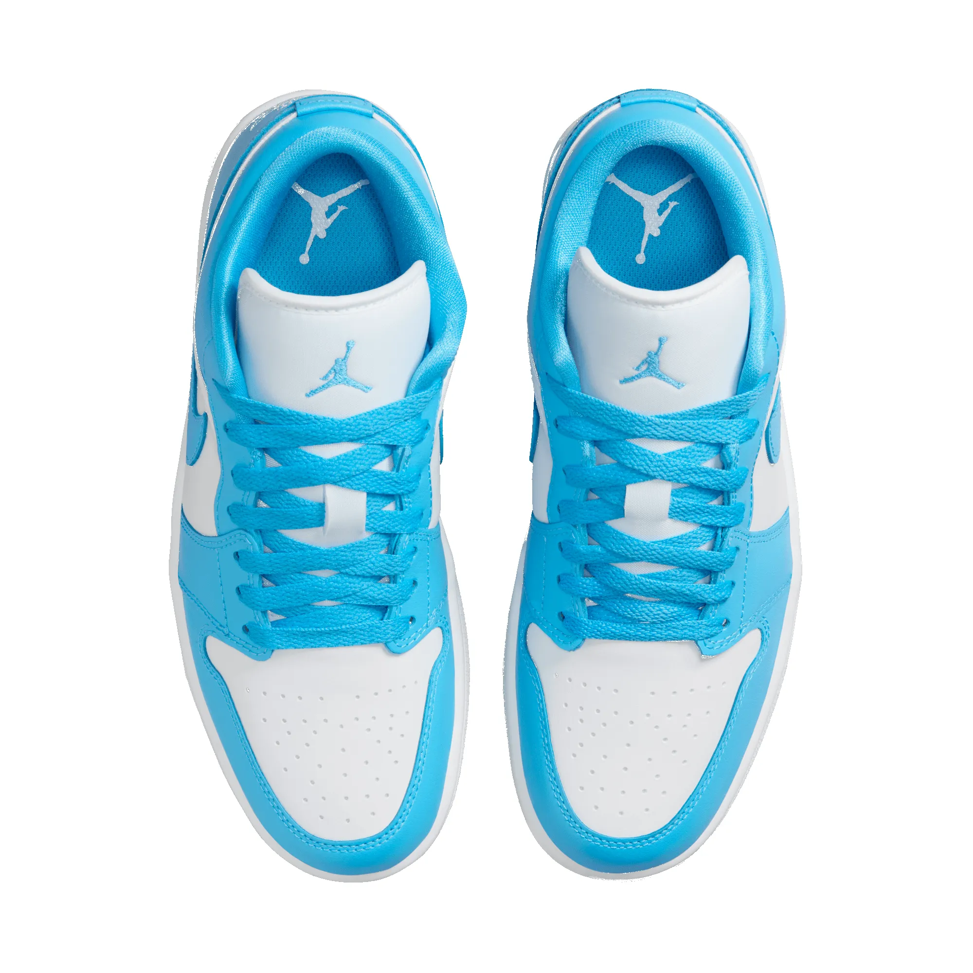 WMNS AIR JORDAN 1 LOW - WHITE / DARK POWDER BLUE sold by Lapstone & Hammer product image thumbnail 5