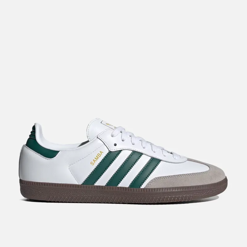 SAMBA OG - CLOUD WHITE / COLLEGIATE GREEN / CLEAR GRANITE sold by Lapstone & Hammer