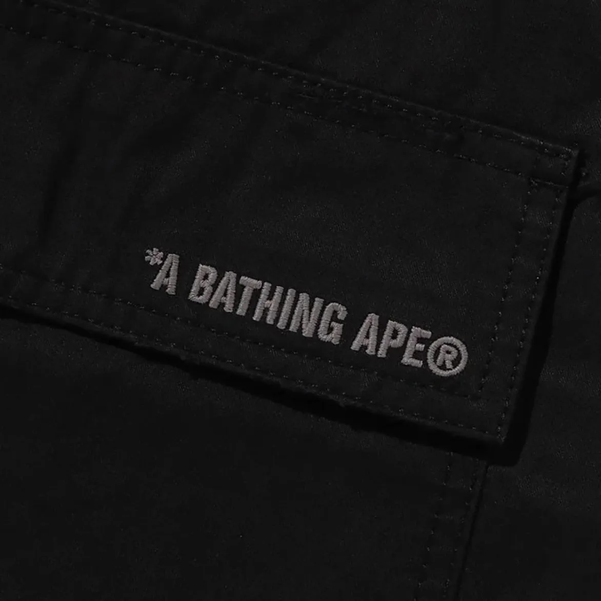 USED RELAXED FIT CARGO PANTS - BLACK sold by Lapstone & Hammer product image thumbnail 3