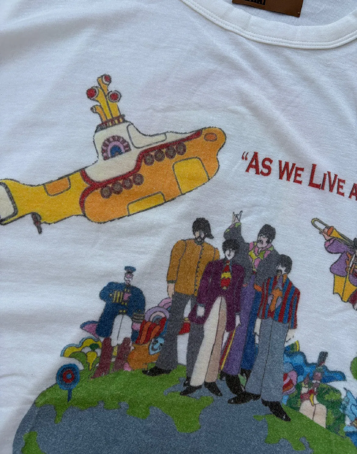 THE BEATLES TEE - WHITE sold by Lapstone & Hammer product image thumbnail 2