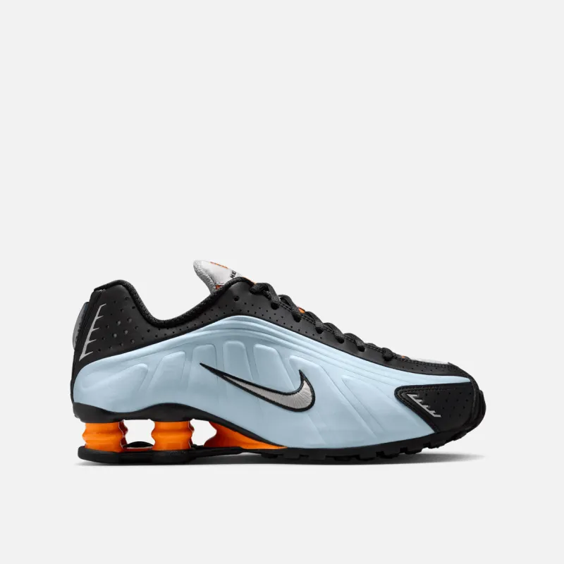 WMNS SHOX R4 - BLUE TINT / METALLIC SILVER / TOTAL ORANGE sold by Lapstone & Hammer