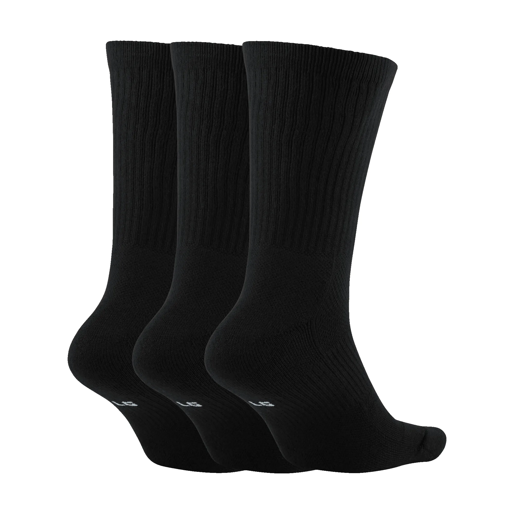 EVERYDAY CREW BASKETBALL SOCKS (3 PACK) - BLACK sold by Lapstone & Hammer product image thumbnail 2