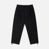 PLEATED NYLON PANTS - BLACK sold by Lapstone & Hammer