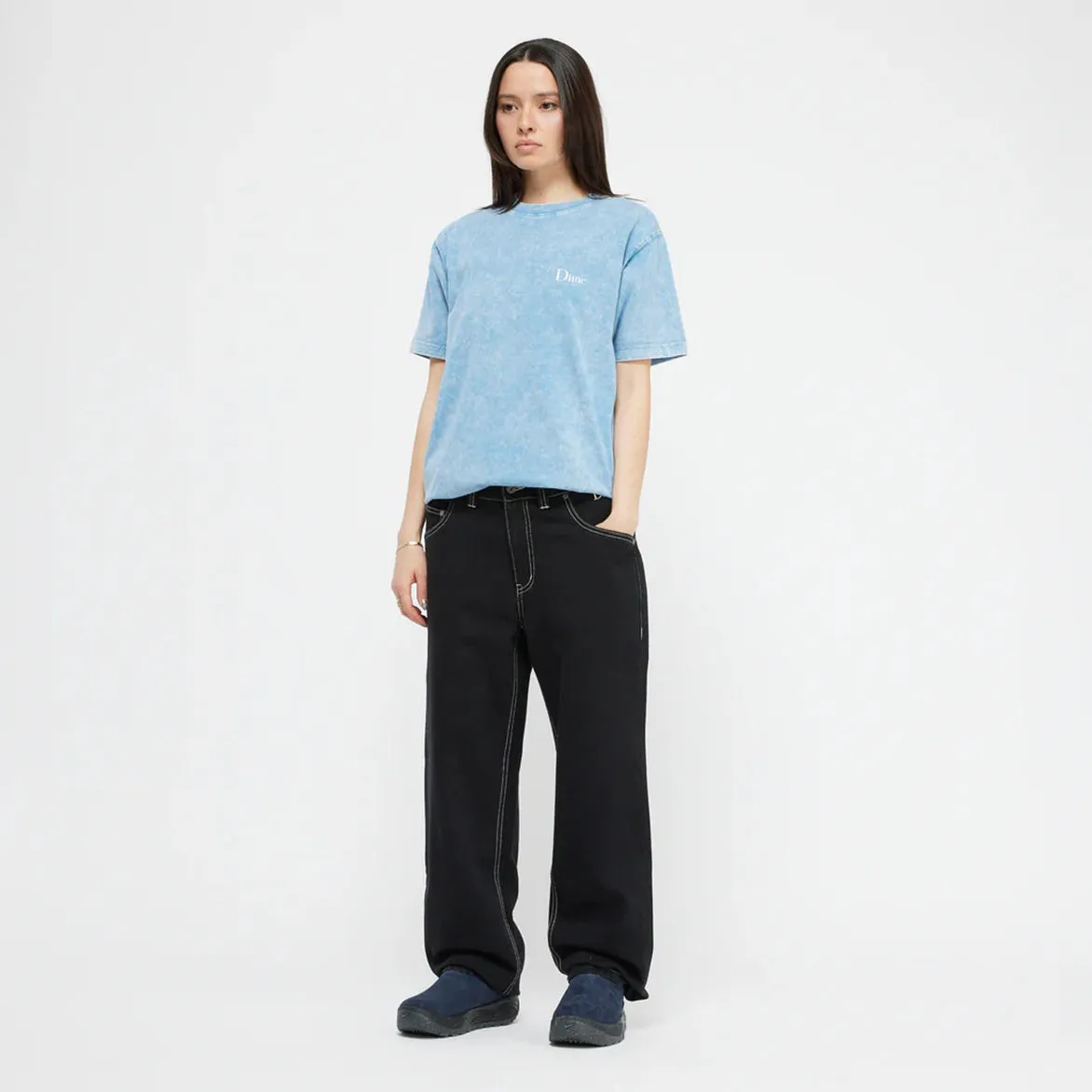 CLASSIC SMALL LOGO TEE - FADED SKY sold by Lapstone & Hammer product image thumbnail 2