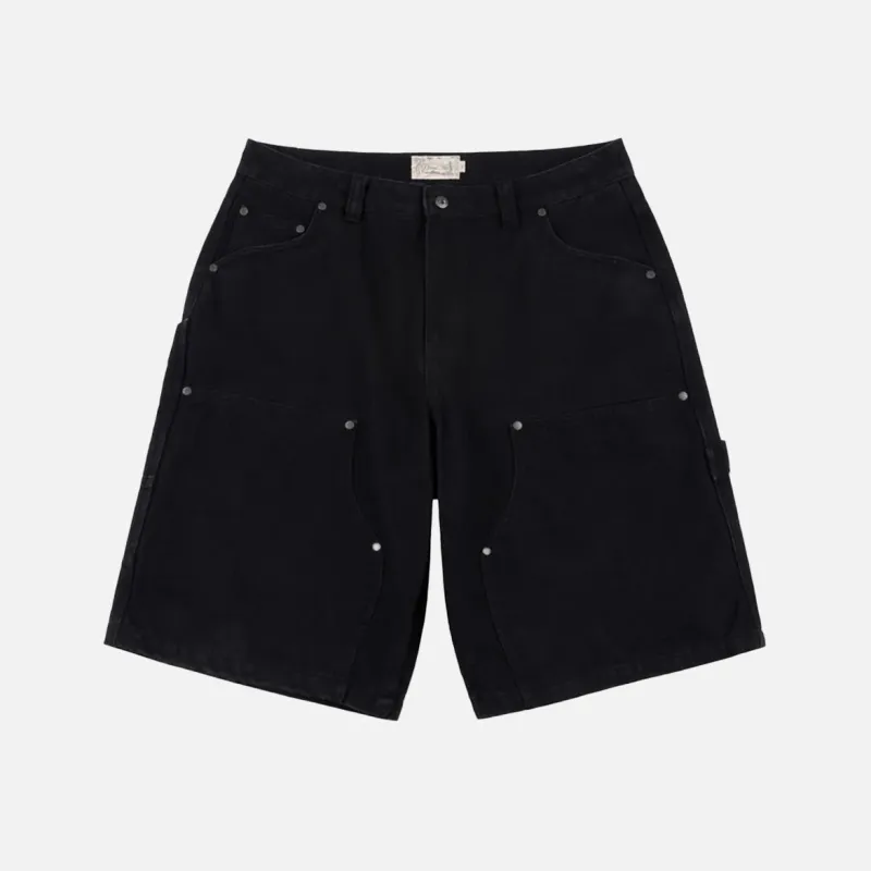 CARPENTER DENIM SHORTS - BLACK sold by Lapstone & Hammer