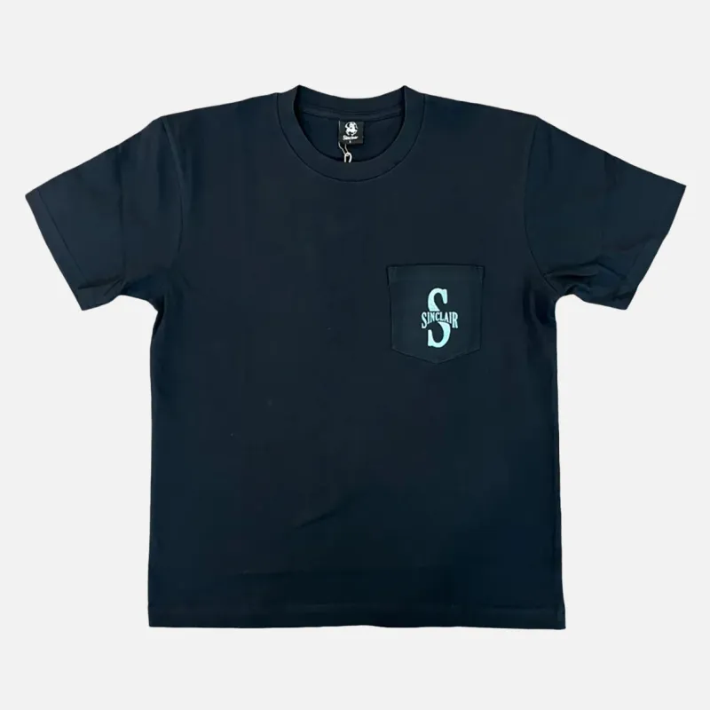 S ARCH POCKET TEE - NAVY sold by Lapstone & Hammer