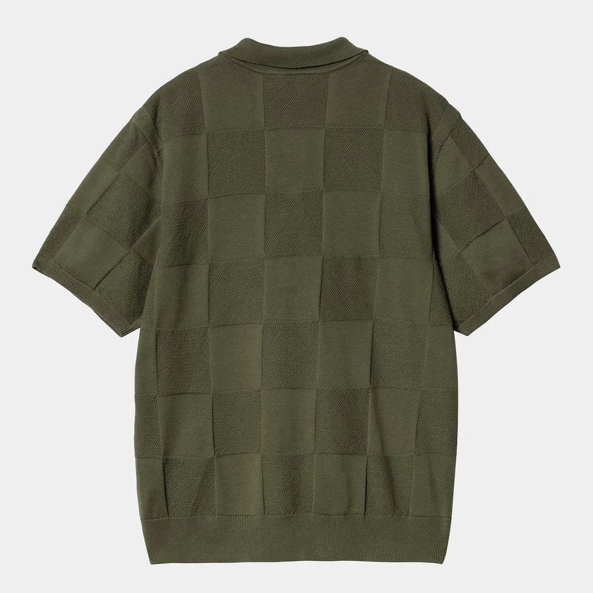 S/S CHECKER POLO - DOLLAR GREEN sold by Lapstone & Hammer product image thumbnail 2