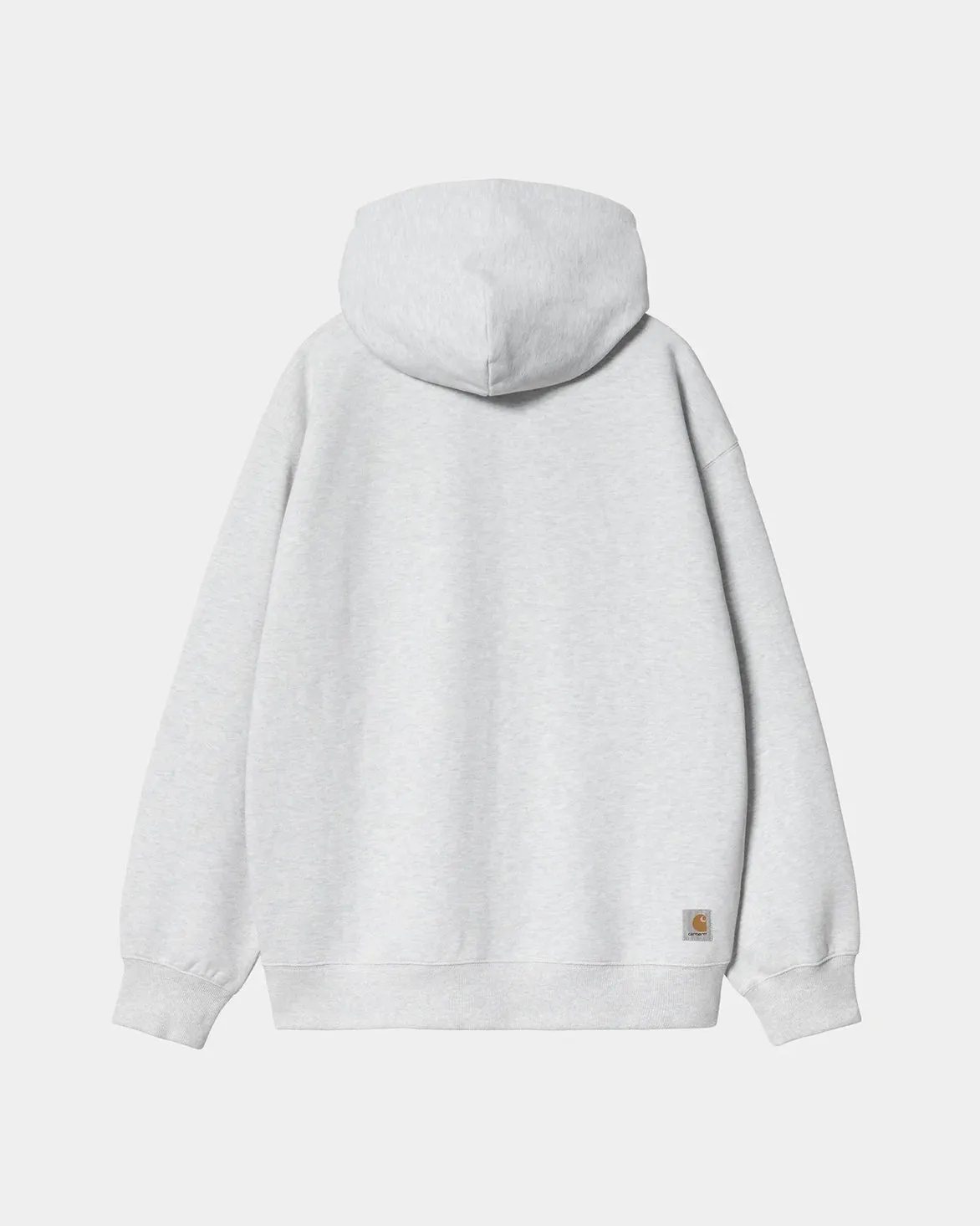 HOODED WIP SWEAT JACKET - ASH HEATHER (STONEWASHED) sold by Lapstone & Hammer product image thumbnail 2