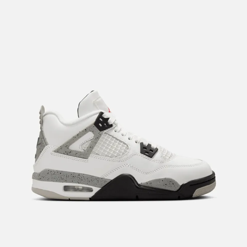 AIR JORDAN 4 RETRO OG (GS) "WHITE CEMENT" made by Jordan