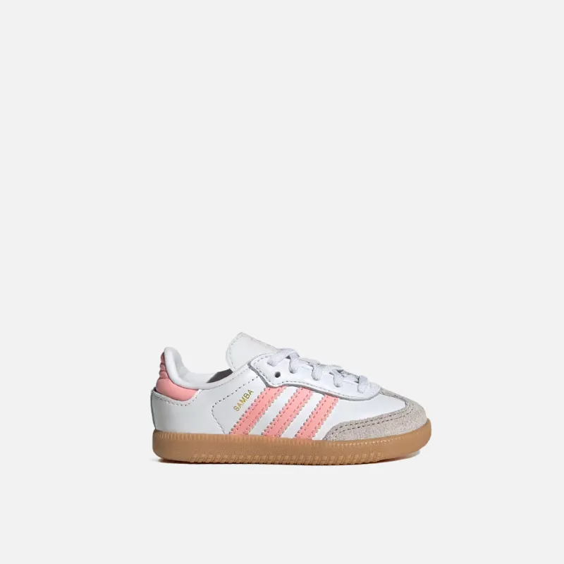 SAMBA OG (TD) - WHITE / SEMI PINK SPARK sold by Lapstone & Hammer