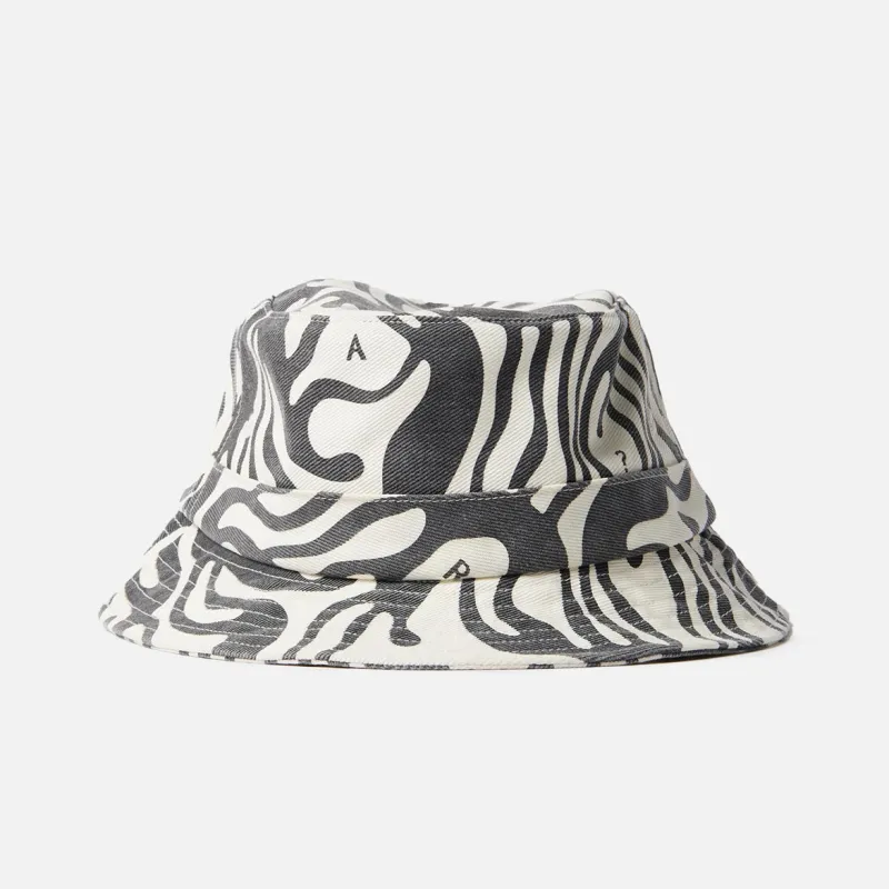 BLOBBED BUCKET HAT - WASHED GREY sold by Lapstone & Hammer