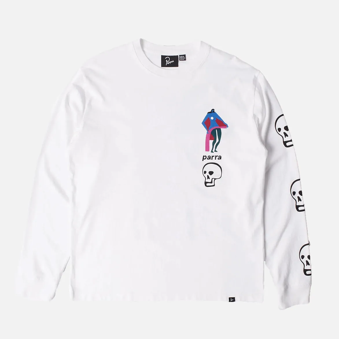 LOWERING THE BAR L/S T-SHIRT - WHITE sold by Lapstone & Hammer