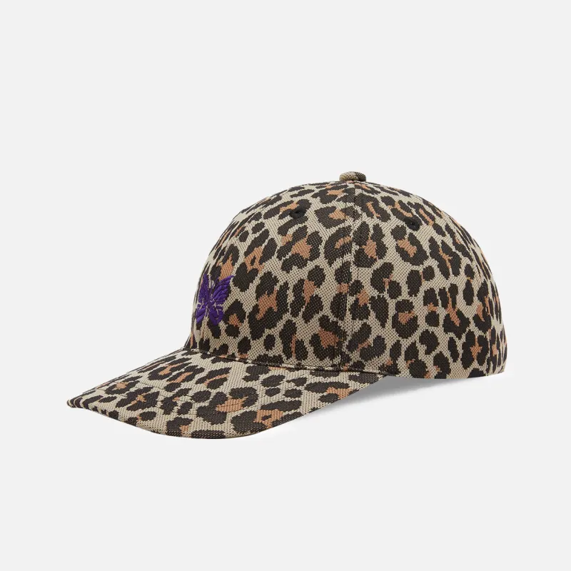 BASEBALL CAP POLY JAQUARD - LEOPARD made by Needles