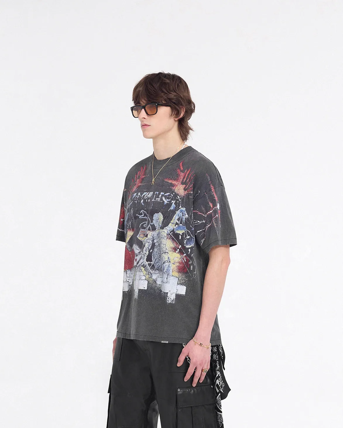 METALLICA MASTER OF PUPPETS SS TEE - VINTAGE GREY sold by Lapstone & Hammer product image thumbnail 3