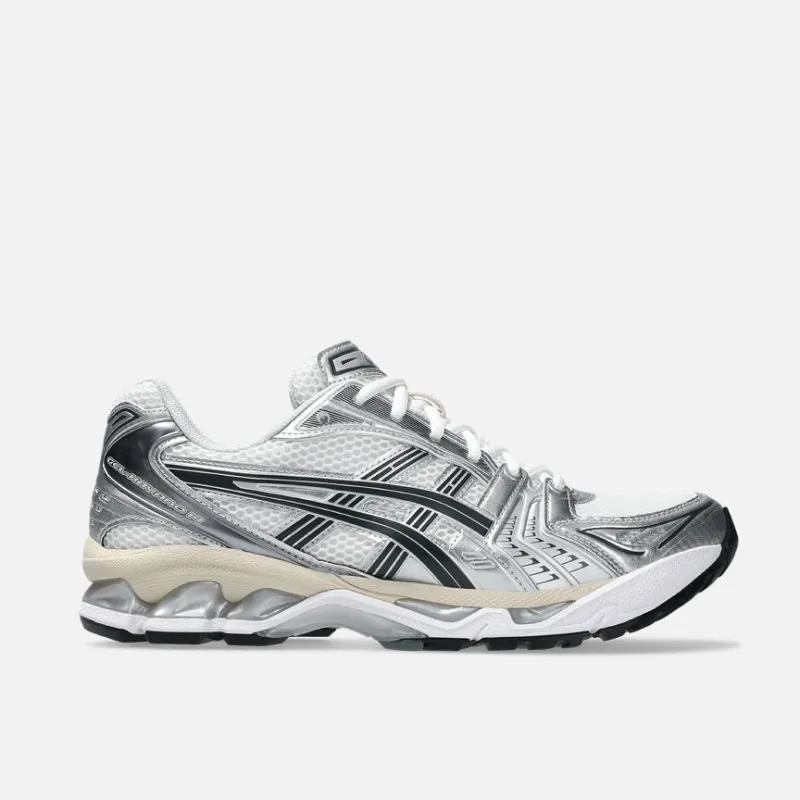 GEL-KAYANO 14 - WHITE / GRAPHITE GREY sold by Lapstone & Hammer