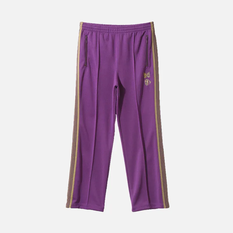 KAE TANAKA X NEEDLES TRACK PANT POLY - PURPLE sold by Lapstone & Hammer