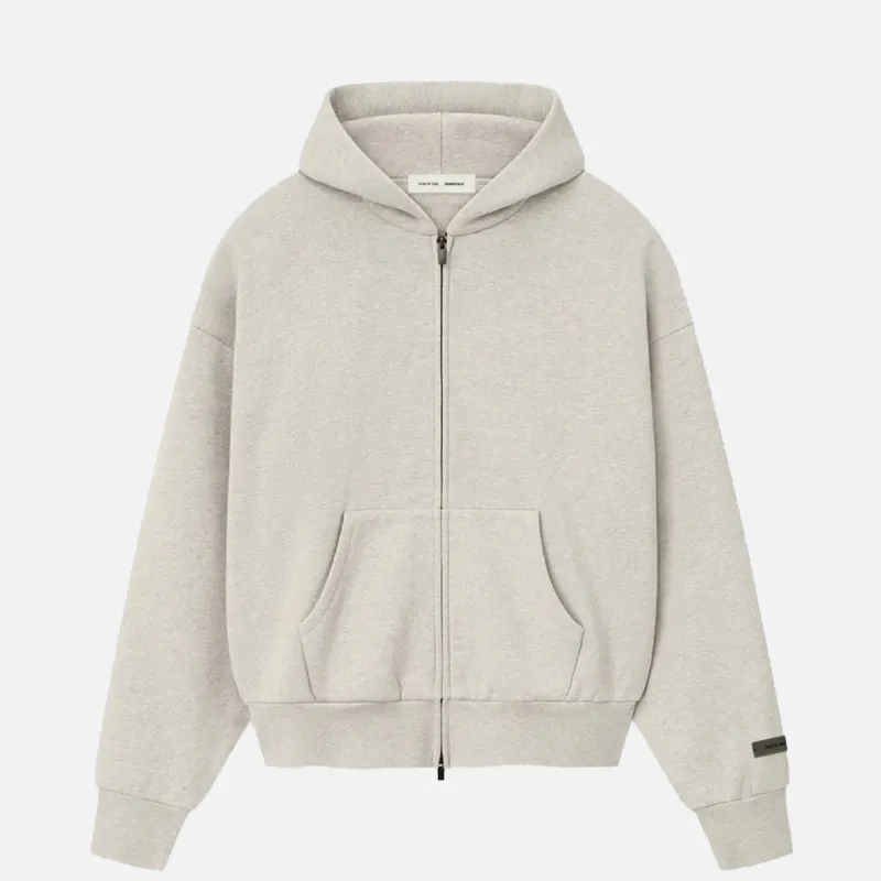 CLASSIC FULL ZIP HOODIE - HEATHER STONE sold by Lapstone & Hammer