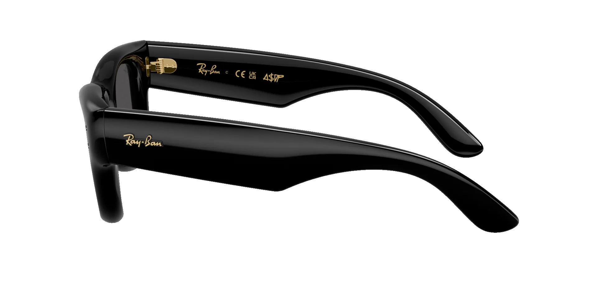 A$AP ROCKY X RAY-BAN WAYFARER PUFFER - POLISHED BLACK sold by Lapstone & Hammer product image thumbnail 5