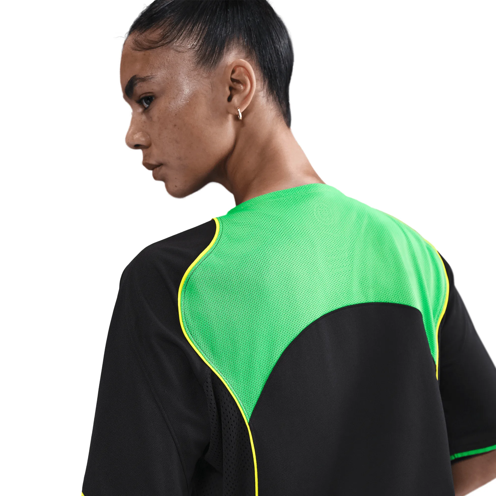 TOTAL 90 DRI-FIT SOCCER JERSEY - BLACK / GREEN SPARK sold by Lapstone & Hammer product image thumbnail 5