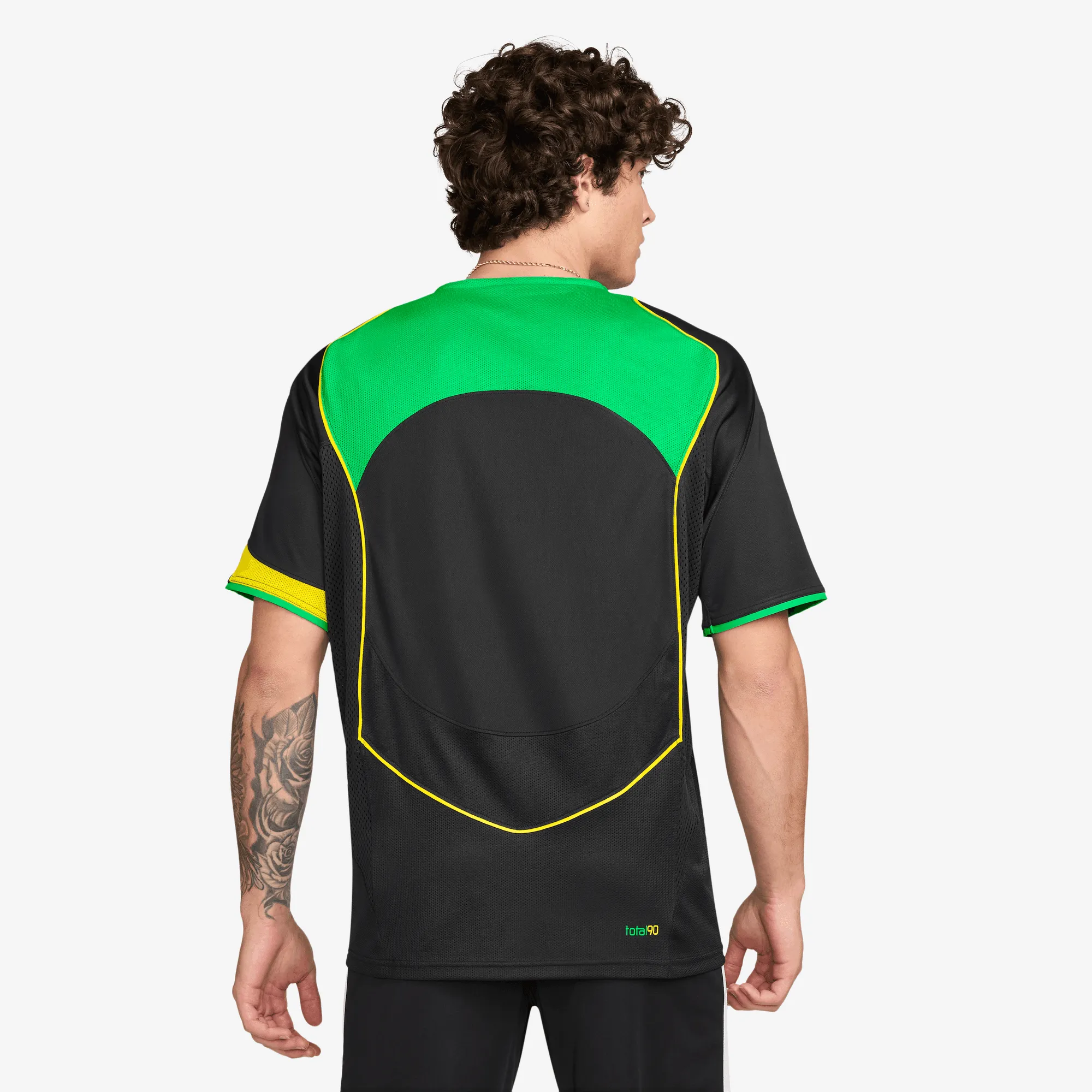 TOTAL 90 DRI-FIT SOCCER JERSEY - BLACK / GREEN SPARK sold by Lapstone & Hammer product image thumbnail 3