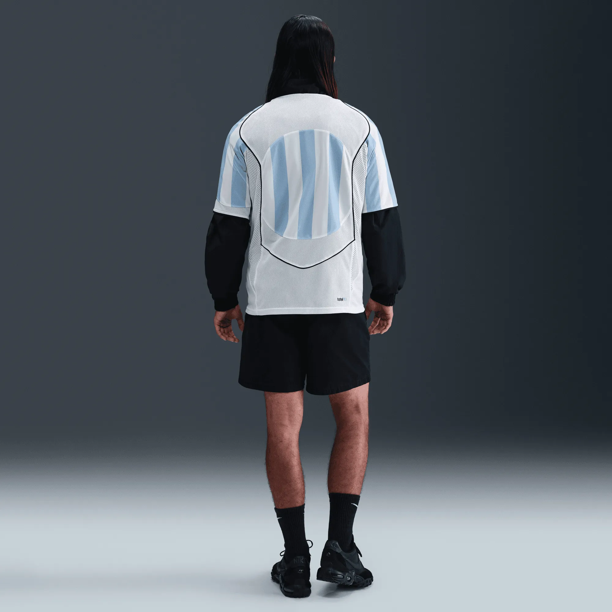 TOTAL 90 DRI-FIT SOCCER JERSEY - PSYCHIC BLUE / WHITE sold by Lapstone & Hammer product image thumbnail 4