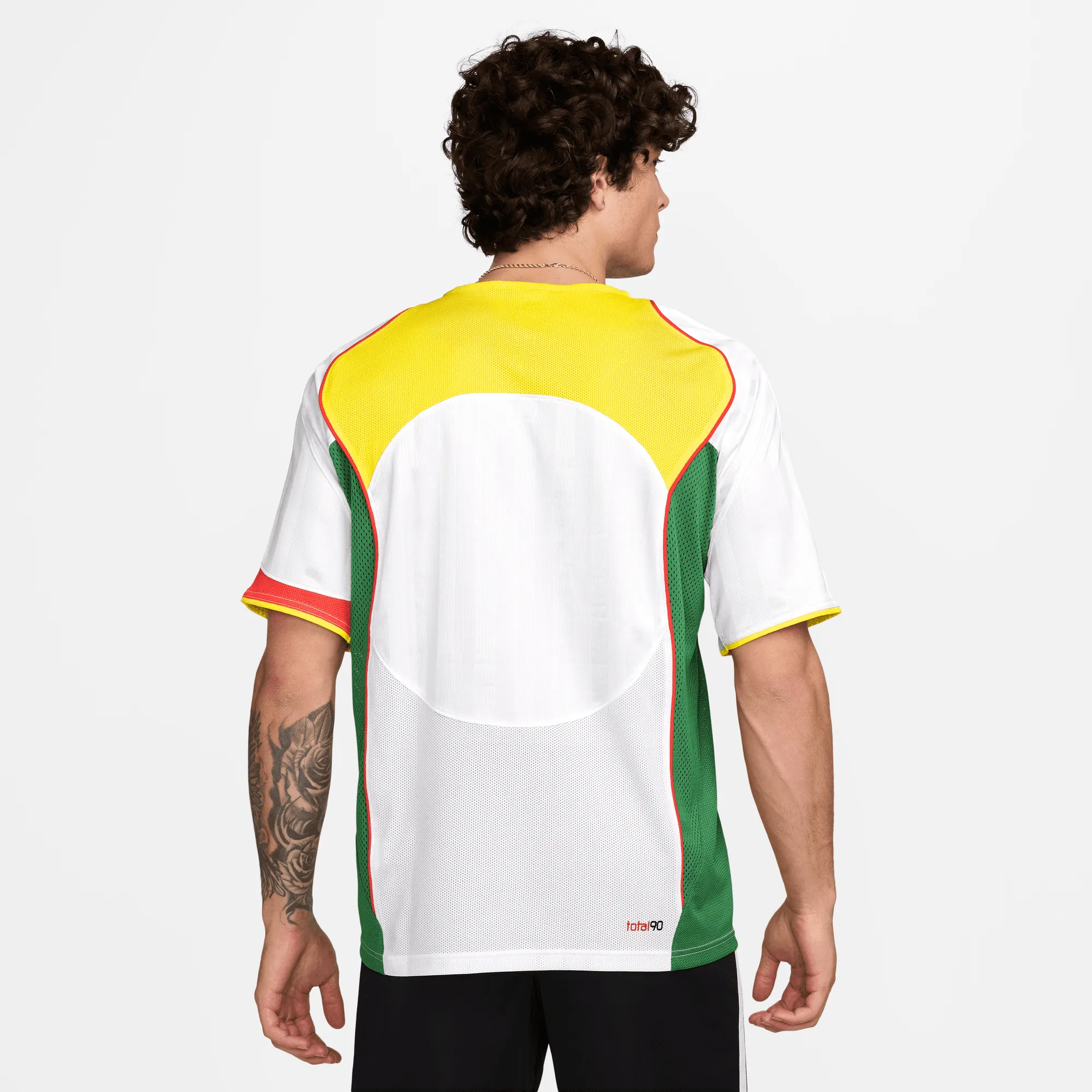 TOTAL 90 DRI-FIT SOCCER JERSEY - WHITE / OPTI YELLOW sold by Lapstone & Hammer product image thumbnail 3