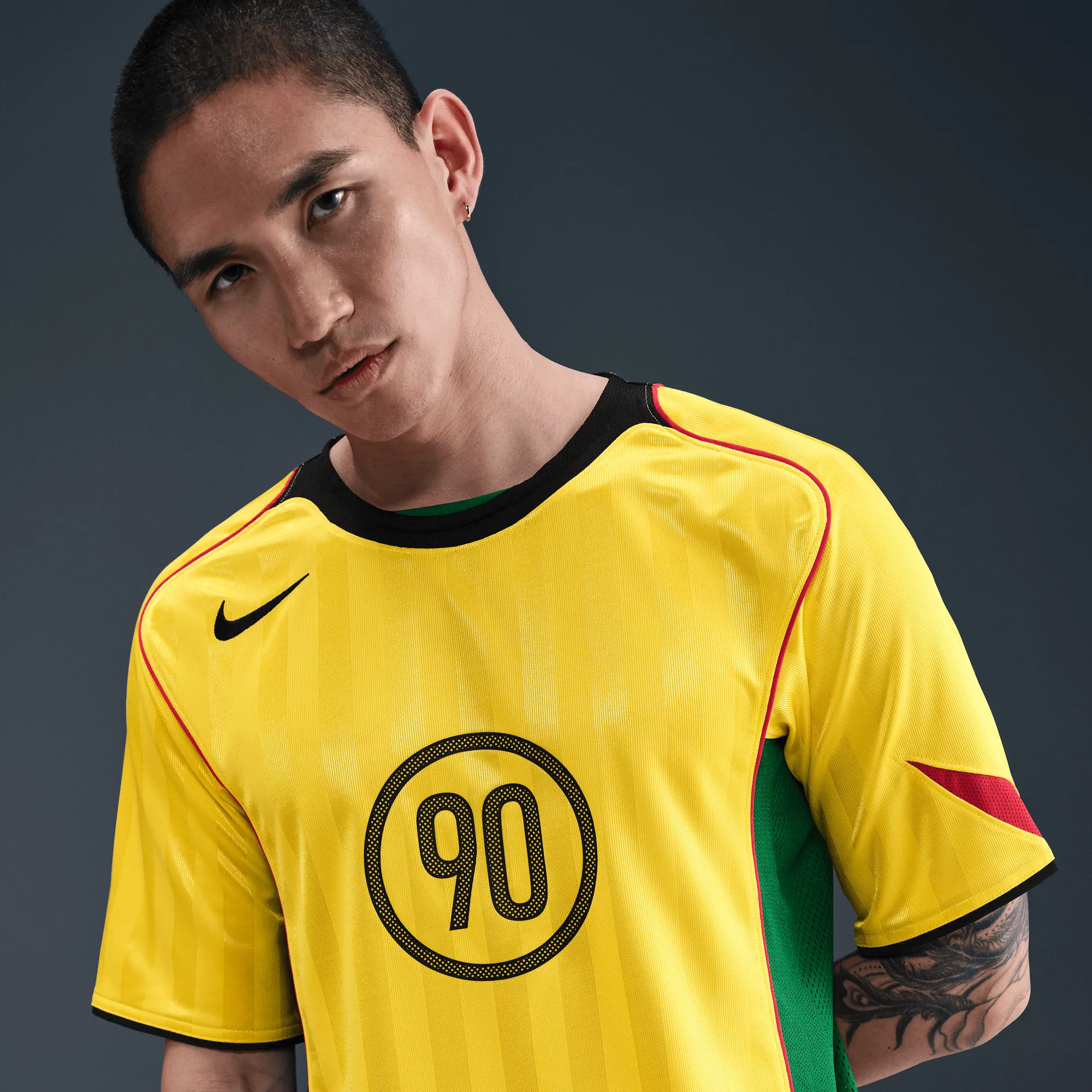 TOTAL 90 DRI-FIT SOCCER JERSEY - TOUR YELLOW sold by Lapstone & Hammer product image thumbnail 4