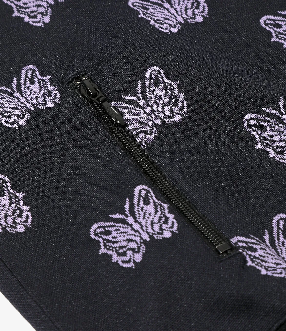 KAE TANAKA X NEEDLES TRACK JACKET POLY JACQUARD - BLACK sold by Lapstone & Hammer product image thumbnail 5