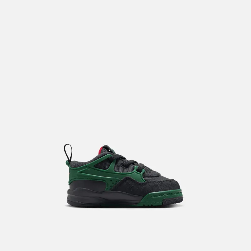 JORDAN 4 RM (TD) - BLACK / VARSITY RED / GORGE GREEN sold by Lapstone & Hammer