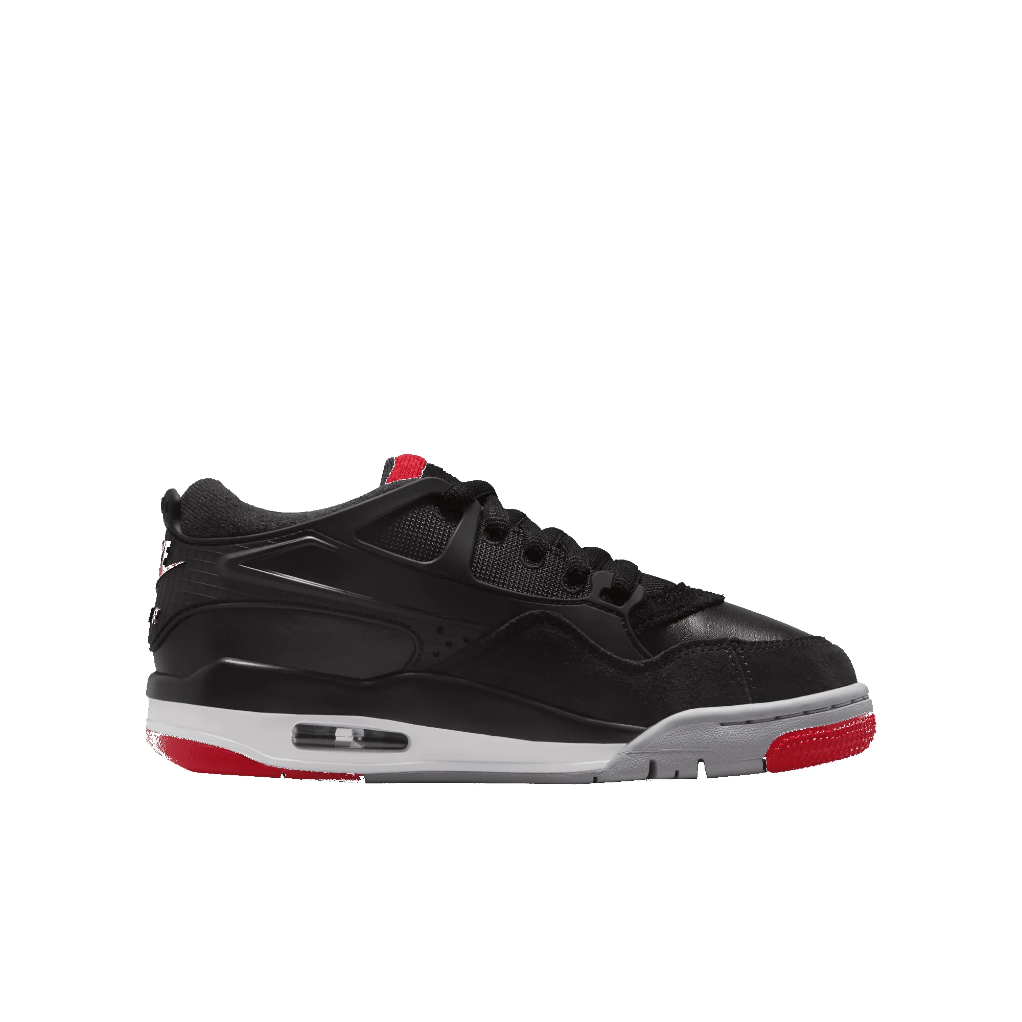 JORDAN 4 RM (GS) - BLACK / VARSITY RED sold by Lapstone & Hammer product image thumbnail 3