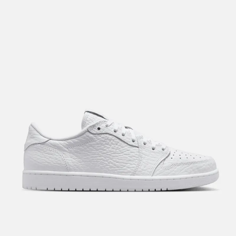 AIR JORDAN 1 RETRO LOW "NO SWOOSH" - WHITE / WHITE made by Jordan