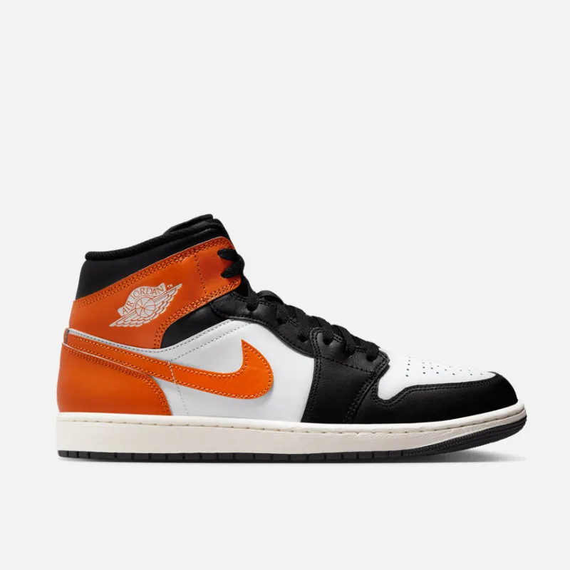 AIR JORDAN 1 MID - STARFISH / WHITE / BLACK sold by Lapstone & Hammer