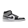 AIR JORDAN 1 MID - WHITE / LIGHT SMOKE GREY / BLACK sold by Lapstone & Hammer