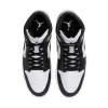 AIR JORDAN 1 MID - WHITE / LIGHT SMOKE GREY / BLACK sold by Lapstone & Hammer