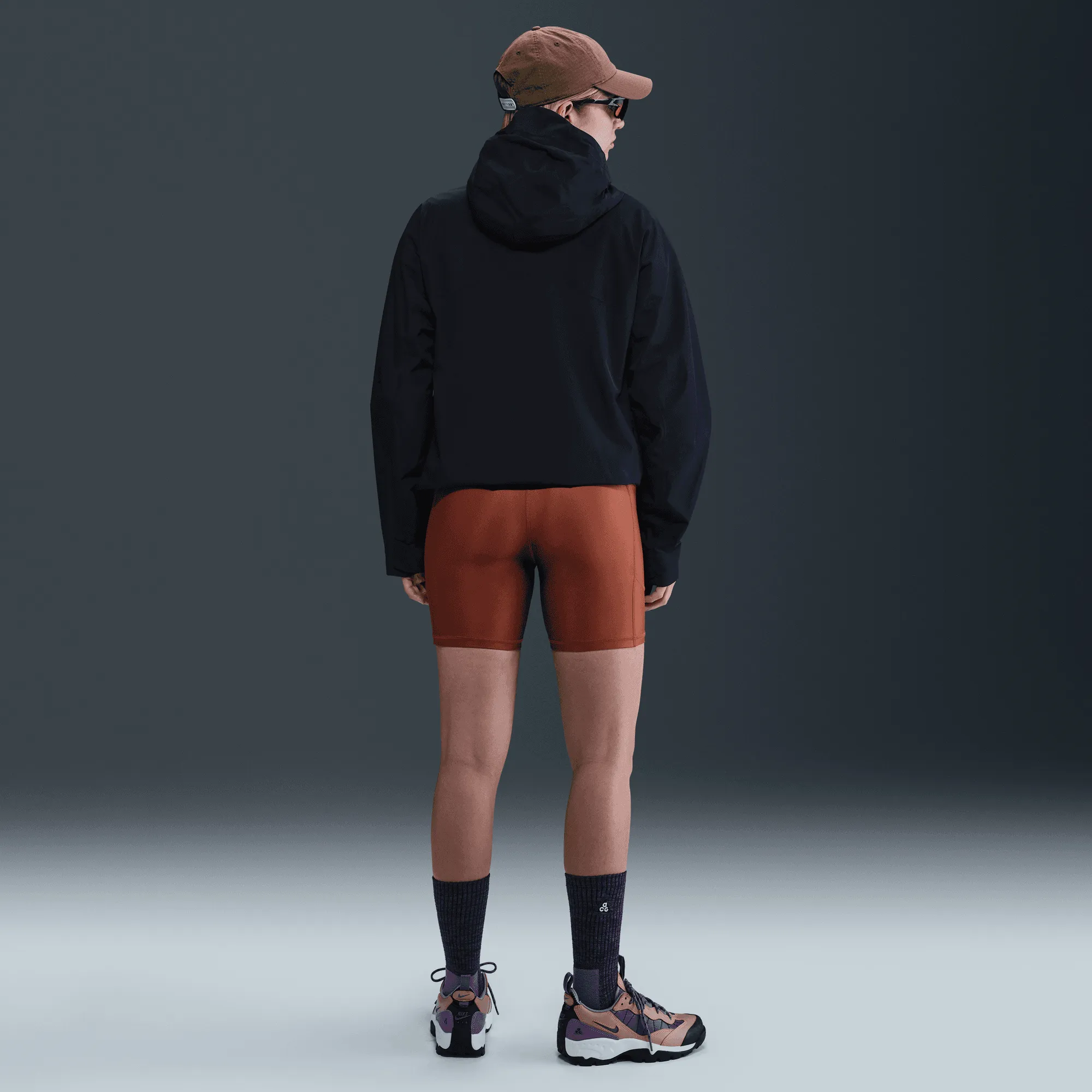 WMNS ACG DRI-FIT ADV MID-RISE 6" TREE FROG SHORTS - CINNAMON sold by Lapstone & Hammer product image thumbnail 4