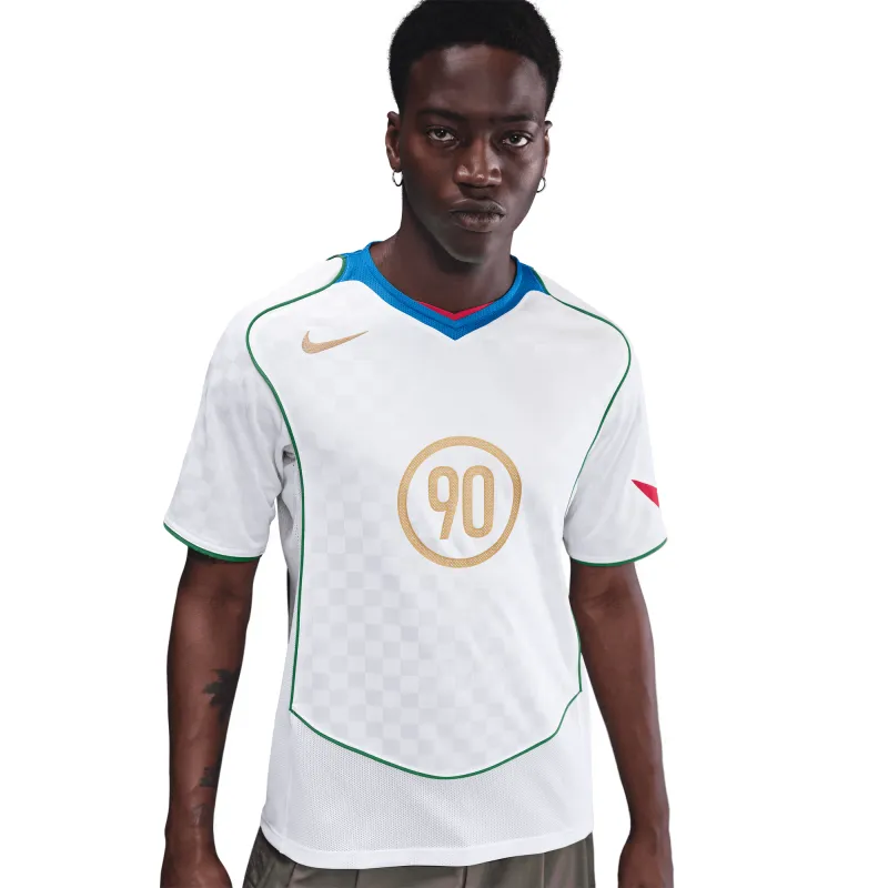 TOTAL 90 DRI-FIT SOCCER JERSEY - WHITE / ITALY BLUE sold by Lapstone & Hammer