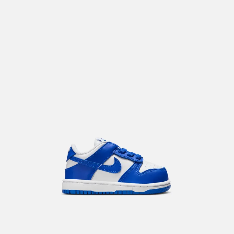 DUNK LOW (TD) - WHITE / HYPER ROYAL sold by Lapstone & Hammer