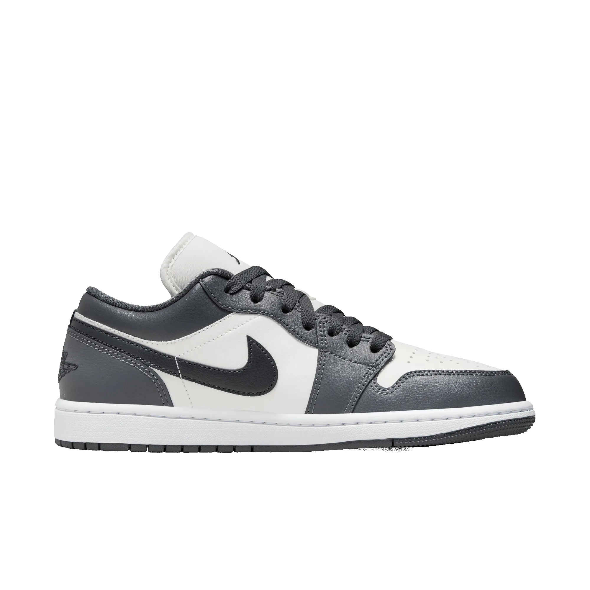 WMNS AIR JORDAN 1 LOW - DARK GREY / WHITE sold by Lapstone & Hammer product image thumbnail 3