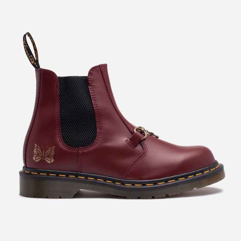 NEEDLES X DR MARTENS 2976 SNAFFLE "CHERRY RED" sold by Lapstone & Hammer