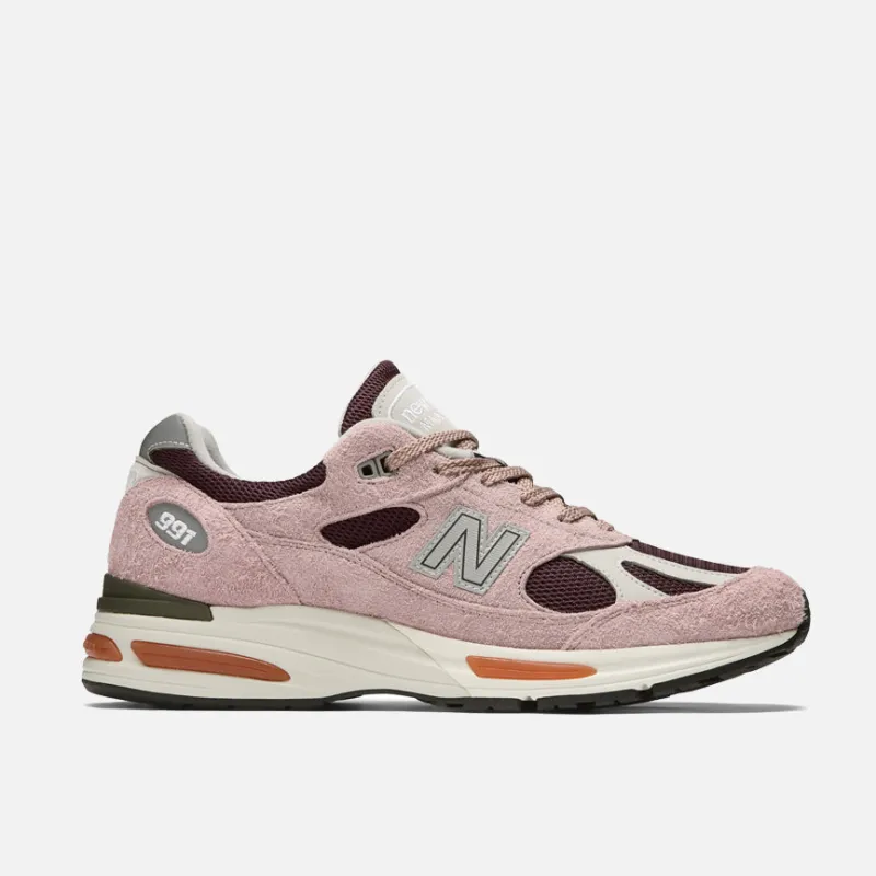 991v2 Made in UK "Grape Sorbet" - Deauville Mauve / Fig sold by Lapstone & Hammer