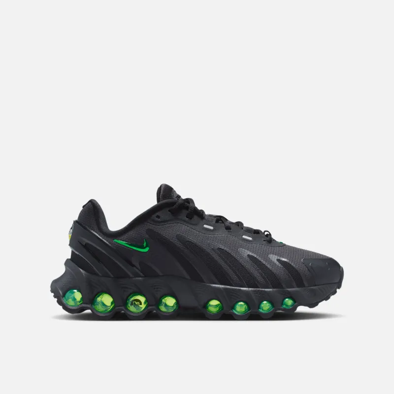 AIR MAX DN8 (GS) - BLACK / GREEN STRIKE / DARK SMOKE GREY sold by Lapstone & Hammer
