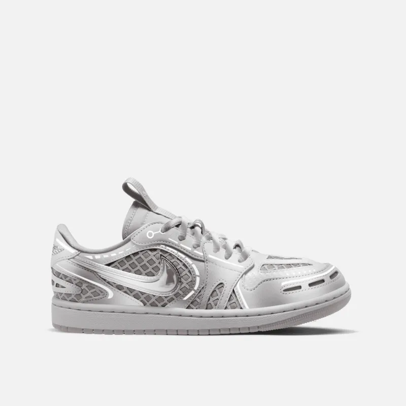 WMNS AIR JORDAN 1 MM LOW V3 - NEUTRAL GREY / METALLIC SILVER sold by Lapstone & Hammer