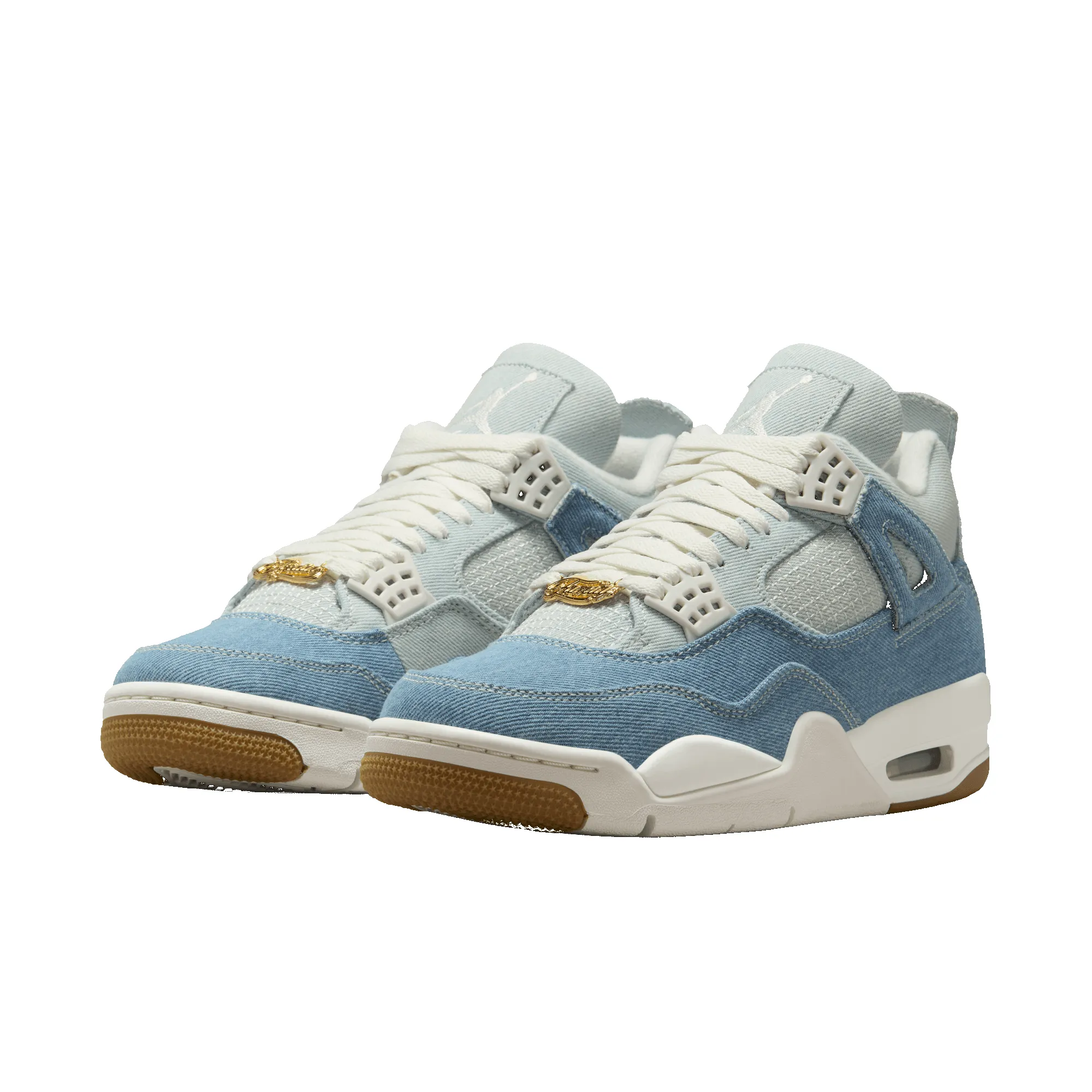 WMNS AIR JORDAN 4 RETRO "DENIM WORN BLUE" sold by Lapstone & Hammer product image thumbnail 2