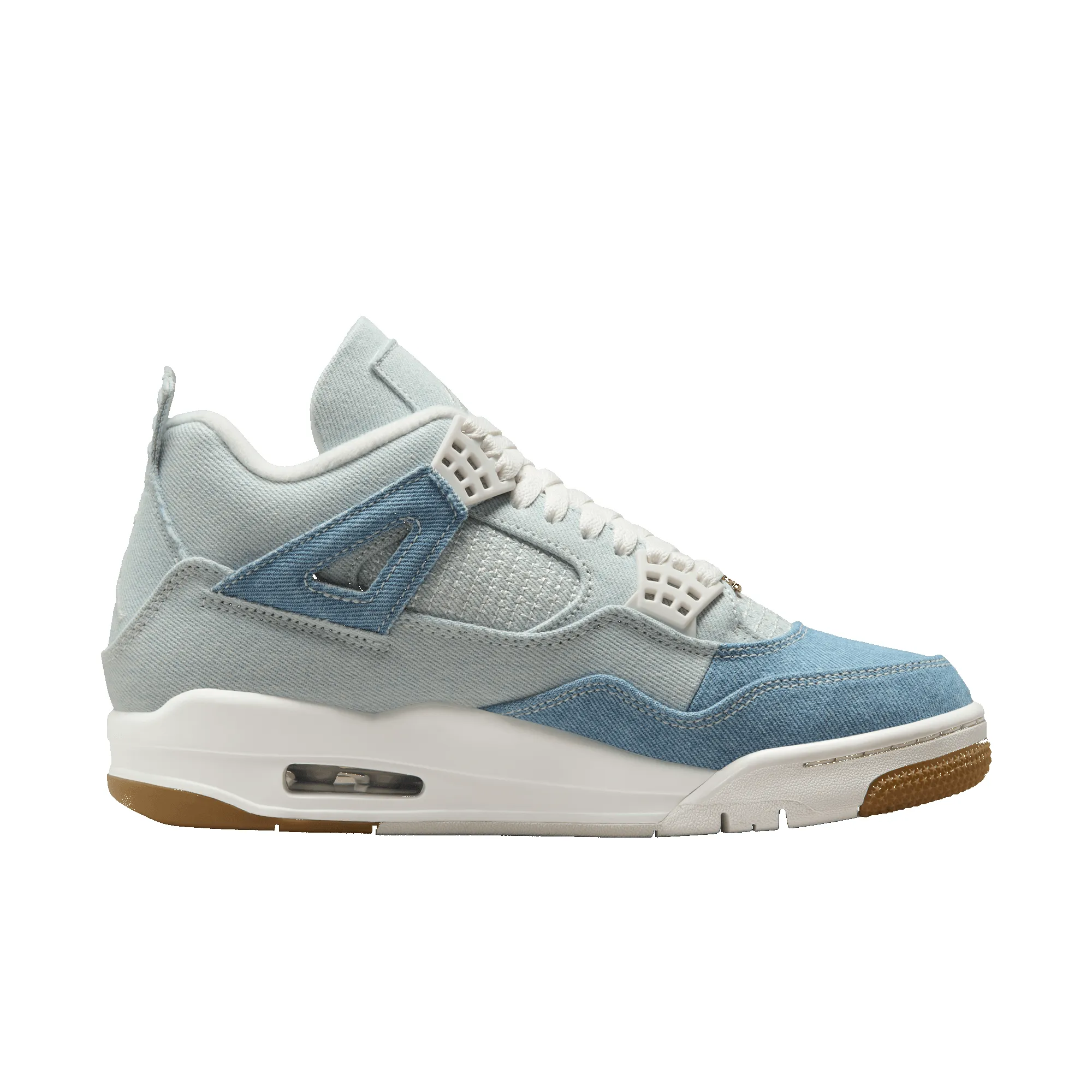 WMNS AIR JORDAN 4 RETRO "DENIM WORN BLUE" sold by Lapstone & Hammer product image thumbnail 3