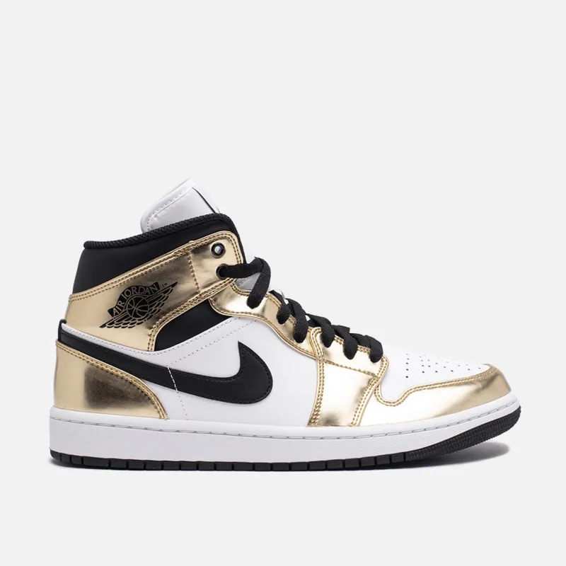 AIR JORDAN 1 MID SE "METALLIC GOLD" sold by Lapstone & Hammer