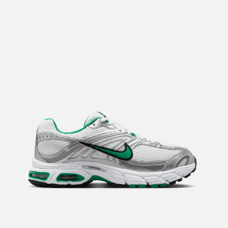 WMNS AIR MAX MOTO 2K - WHITE / METALLIC SILVER / STADIUM GREEN sold by Lapstone & Hammer